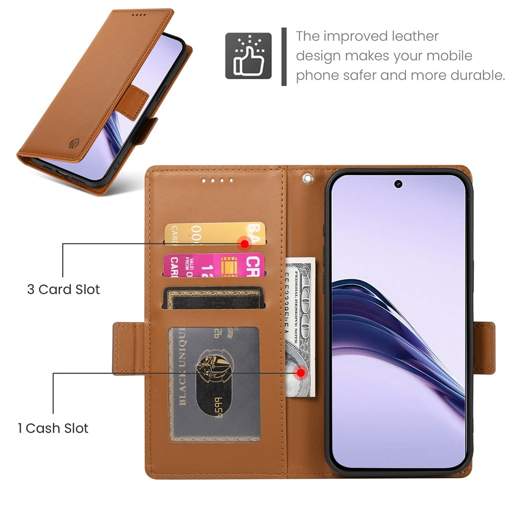 Realme 13 Pro+ Wallet Case - Luxury Magnetic PU Leather Flip Cover with Card Slots, Stand & Shockproof Protection