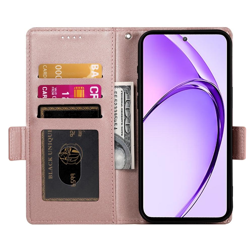 Realme 13+ Wallet Case - Luxury Magnetic PU Leather Flip Cover with Card Slots, Stand & Shockproof Protection