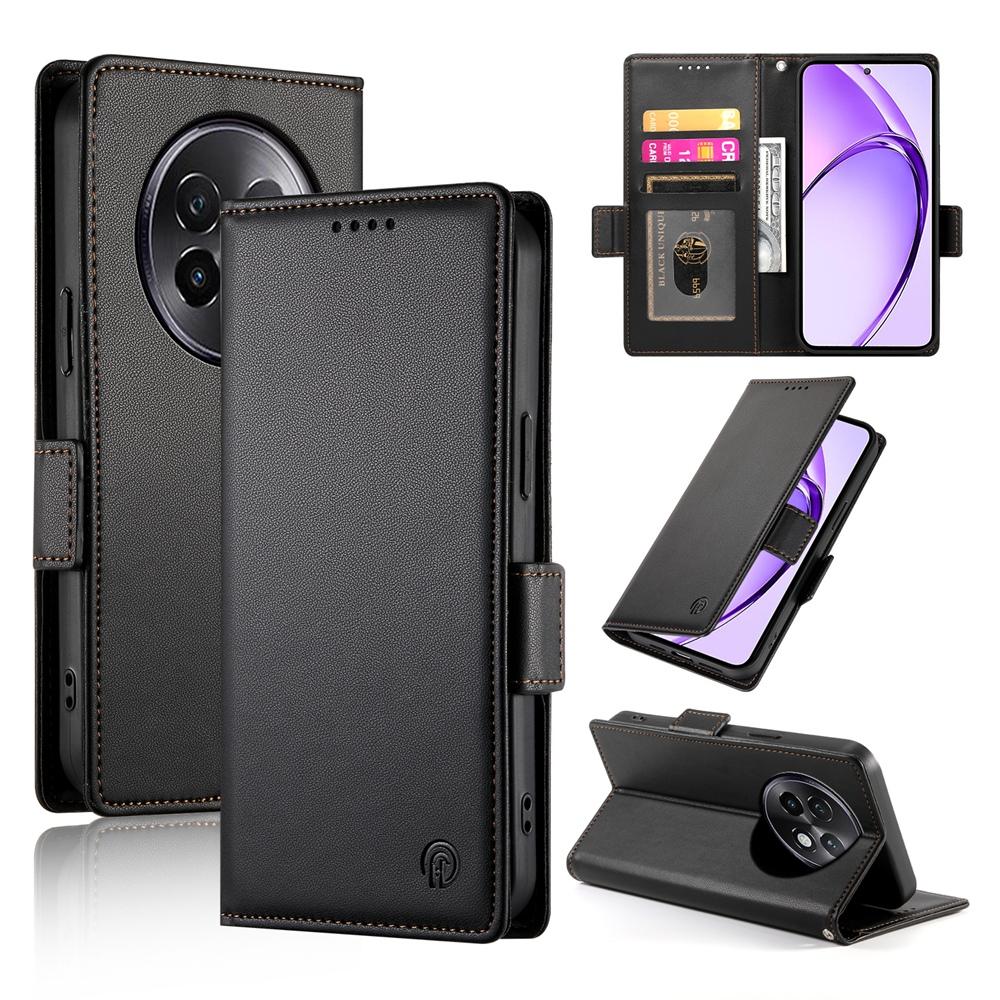 Realme 13+ Wallet Case - Luxury Magnetic PU Leather Flip Cover with Card Slots, Stand & Shockproof Protection