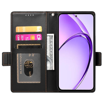 Realme 13+ Wallet Case - Luxury Magnetic PU Leather Flip Cover with Card Slots, Stand & Shockproof Protection