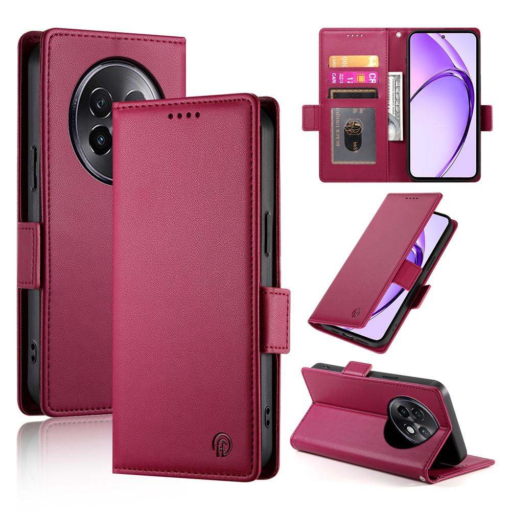 Realme 13+ Wallet Case - Luxury Magnetic PU Leather Flip Cover with Card Slots, Stand & Shockproof Protection