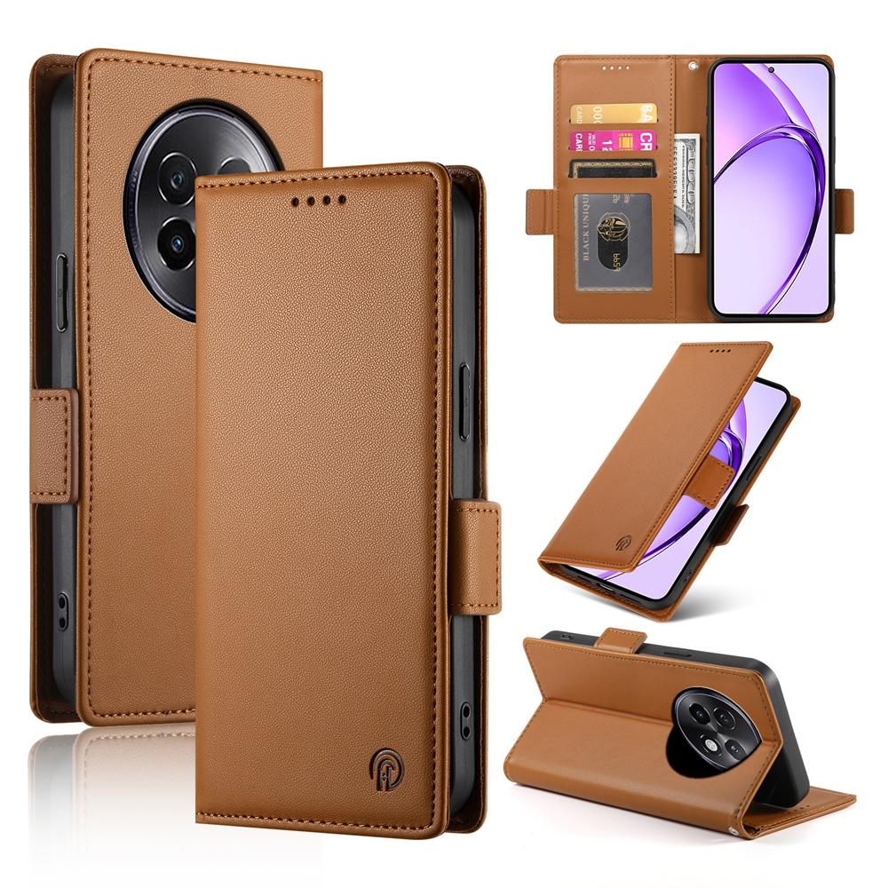 Realme 13+ Wallet Case - Luxury Magnetic PU Leather Flip Cover with Card Slots, Stand & Shockproof Protection