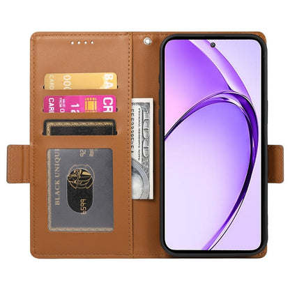 Realme 13+ Wallet Case - Luxury Magnetic PU Leather Flip Cover with Card Slots, Stand & Shockproof Protection