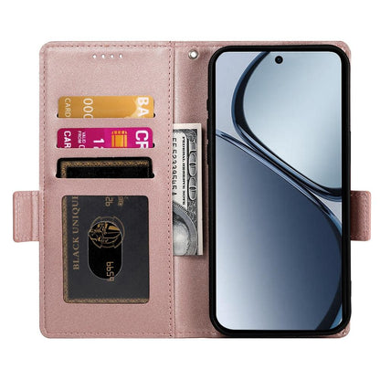 Realme 14x Wallet Case - Luxury Magnetic PU Leather Flip Cover with Card Slots, Stand & Shockproof Protection