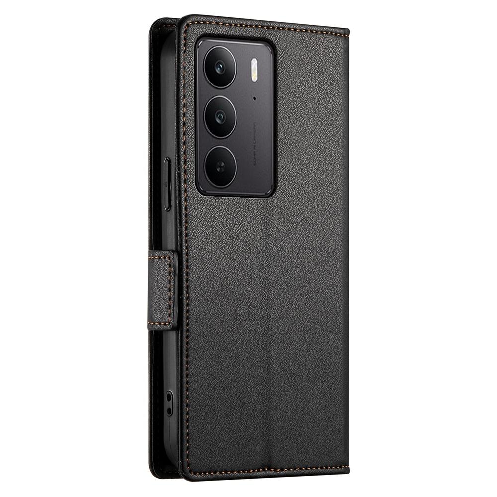Realme C75 Wallet Case - Luxury Magnetic PU Leather Flip Cover with Card Slots, Stand & Shockproof Protection