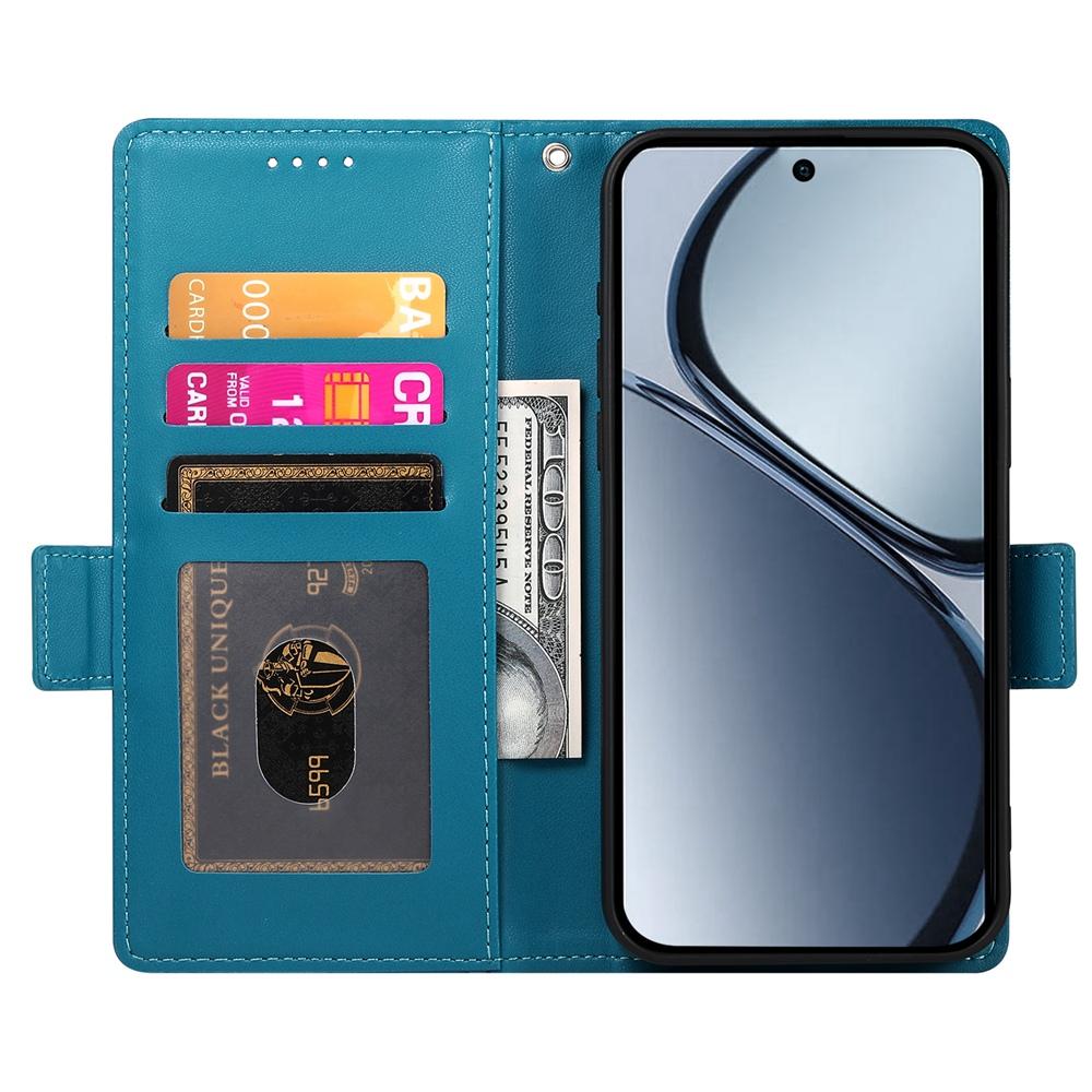 Realme C75 Wallet Case - Luxury Magnetic PU Leather Flip Cover with Card Slots, Stand & Shockproof Protection