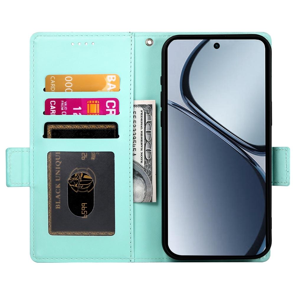 Realme 14x Wallet Case - Luxury Magnetic PU Leather Flip Cover with Card Slots, Stand & Shockproof Protection