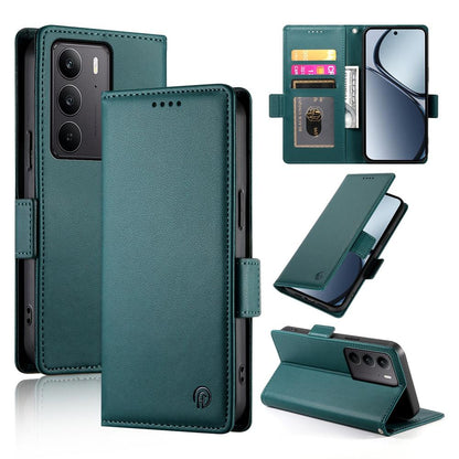 Realme C75 Wallet Case - Luxury Magnetic PU Leather Flip Cover with Card Slots, Stand & Shockproof Protection