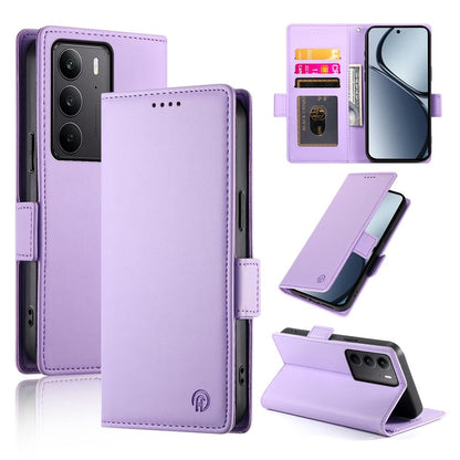 Realme C75 Wallet Case - Luxury Magnetic PU Leather Flip Cover with Card Slots, Stand & Shockproof Protection