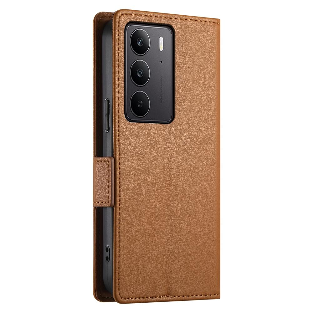 Realme C75 Wallet Case - Luxury Magnetic PU Leather Flip Cover with Card Slots, Stand & Shockproof Protection
