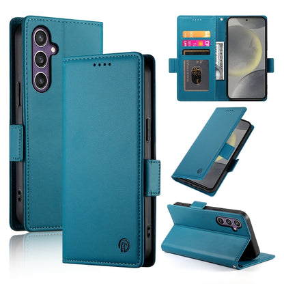 Samsung Galaxy S24 5G Wallet Case - Luxury Magnetic PU Leather Flip Cover with Card Slots, Stand & Shockproof Protection