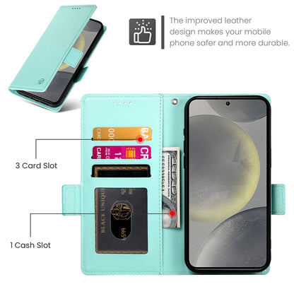 Samsung Galaxy S24 5G Wallet Case - Luxury Magnetic PU Leather Flip Cover with Card Slots, Stand & Shockproof Protection