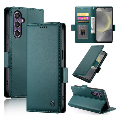Samsung Galaxy S24 5G Wallet Case - Luxury Magnetic PU Leather Flip Cover with Card Slots, Stand & Shockproof Protection