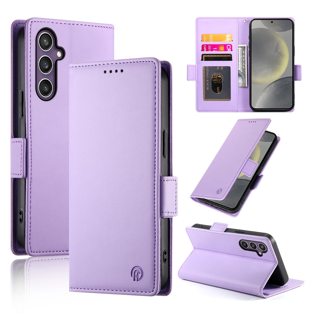 Samsung Galaxy S24 5G Wallet Case - Luxury Magnetic PU Leather Flip Cover with Card Slots, Stand & Shockproof Protection