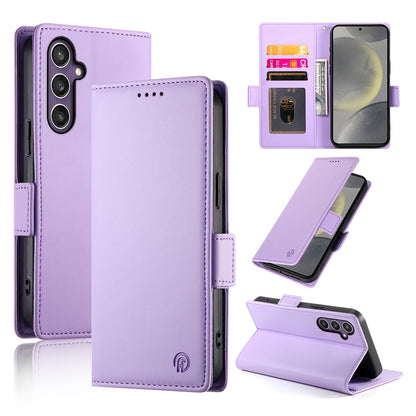 Samsung Galaxy S24 5G Wallet Case - Luxury Magnetic PU Leather Flip Cover with Card Slots, Stand & Shockproof Protection
