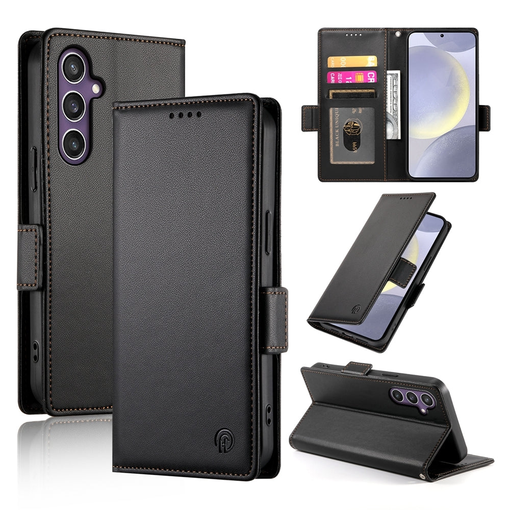 Samsung Galaxy S24+ 5G Wallet Case - Luxury Magnetic PU Leather Flip Cover with Card Slots, Stand & Shockproof Protection