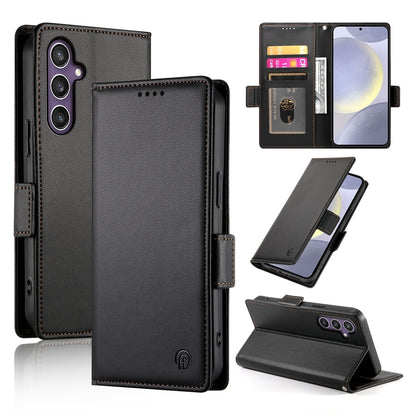 Samsung Galaxy S24+ 5G Wallet Case - Luxury Magnetic PU Leather Flip Cover with Card Slots, Stand & Shockproof Protection