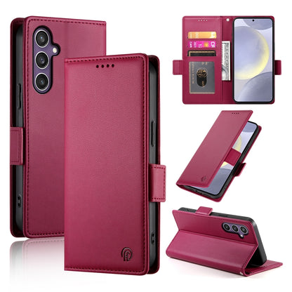 Samsung Galaxy S24+ 5G Wallet Case - Luxury Magnetic PU Leather Flip Cover with Card Slots, Stand & Shockproof Protection