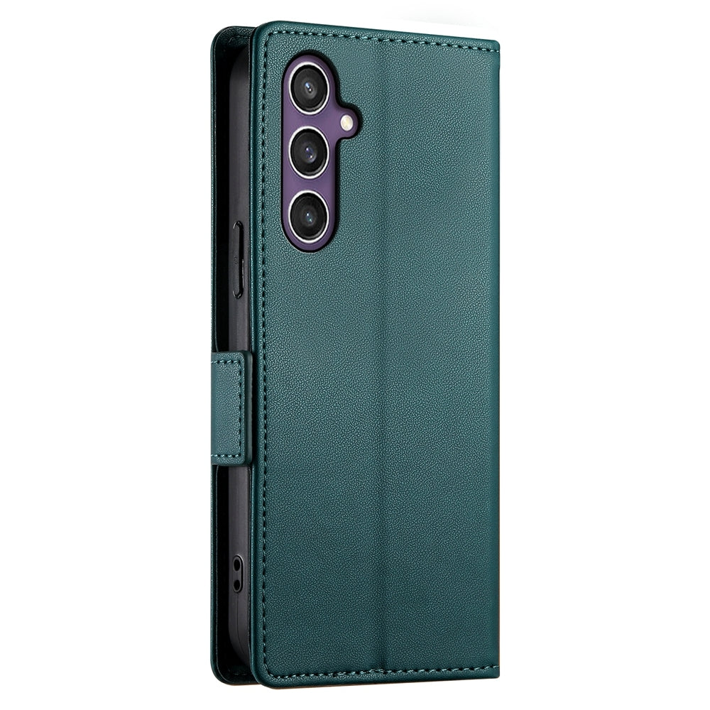 Samsung Galaxy S24+ 5G Wallet Case - Luxury Magnetic PU Leather Flip Cover with Card Slots, Stand & Shockproof Protection