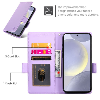 Samsung Galaxy S24+ 5G Wallet Case - Luxury Magnetic PU Leather Flip Cover with Card Slots, Stand & Shockproof Protection