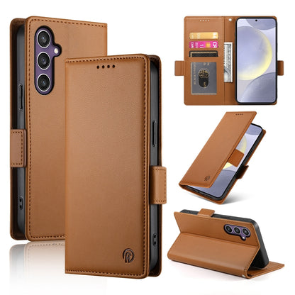 Samsung Galaxy S24+ 5G Wallet Case - Luxury Magnetic PU Leather Flip Cover with Card Slots, Stand & Shockproof Protection