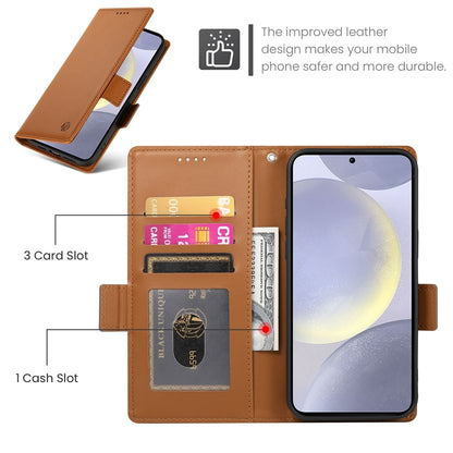 Samsung Galaxy S24+ 5G Wallet Case - Luxury Magnetic PU Leather Flip Cover with Card Slots, Stand & Shockproof Protection