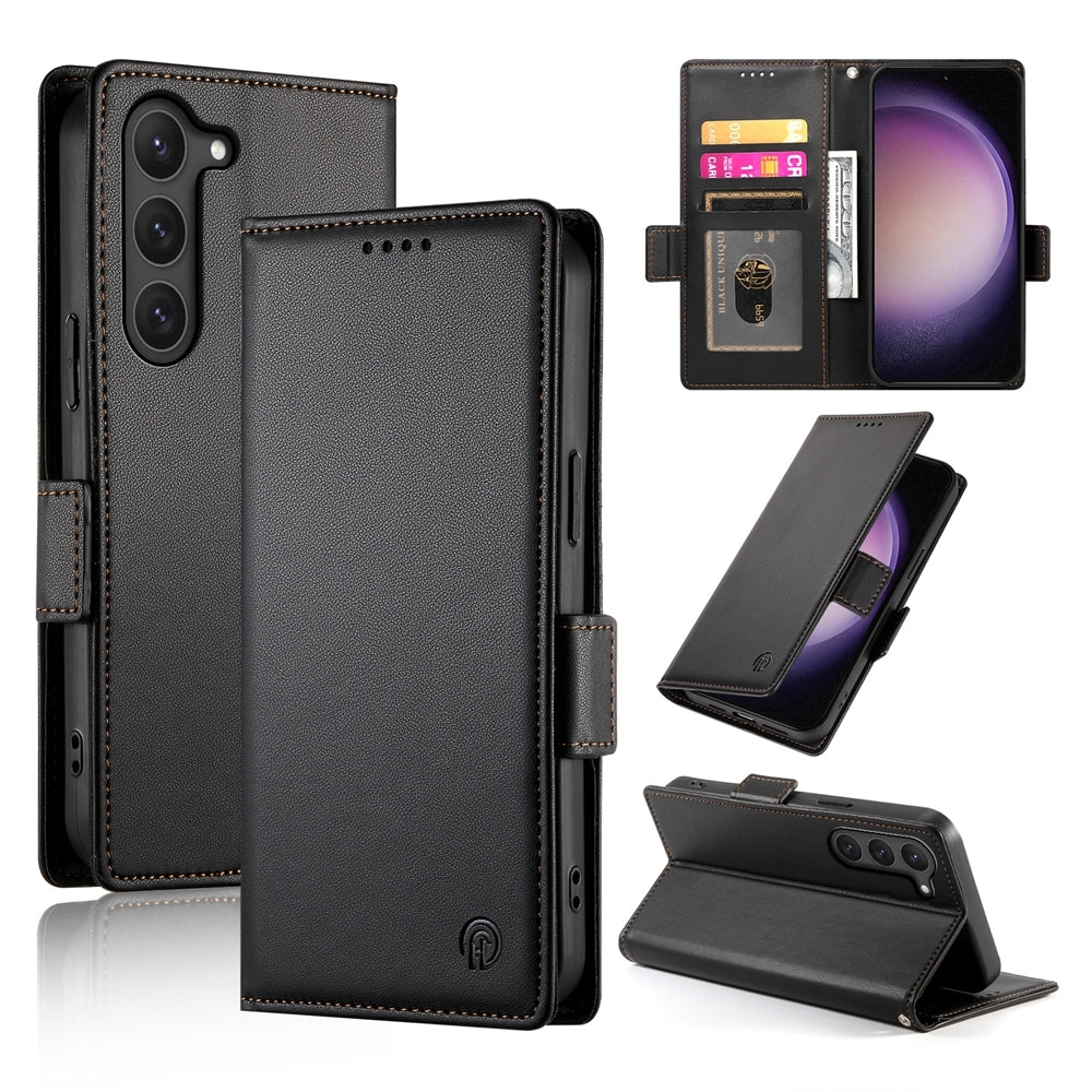 Samsung Galaxy S23 5G Wallet Case - Luxury Magnetic PU Leather Flip Cover with Card Slots, Stand & Shockproof Protection
