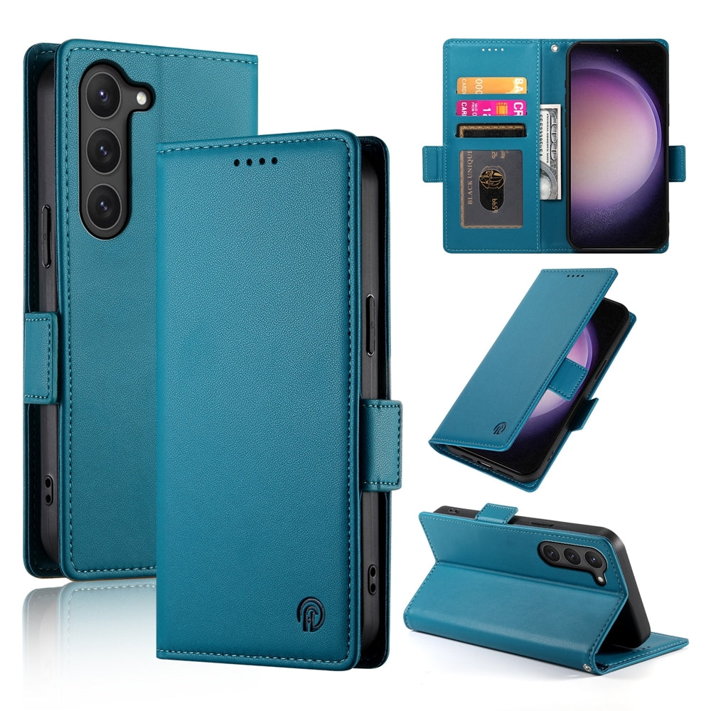 Samsung Galaxy S23 5G Wallet Case - Luxury Magnetic PU Leather Flip Cover with Card Slots, Stand & Shockproof Protection