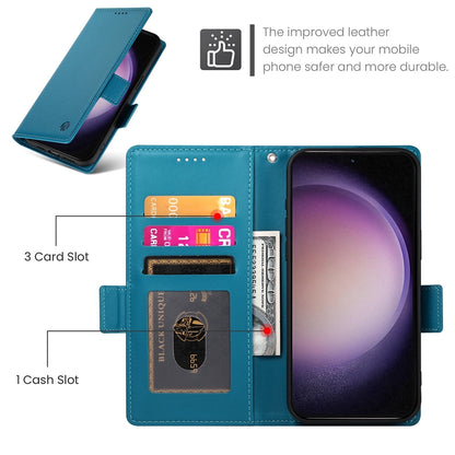 Samsung Galaxy S23 5G Wallet Case - Luxury Magnetic PU Leather Flip Cover with Card Slots, Stand & Shockproof Protection