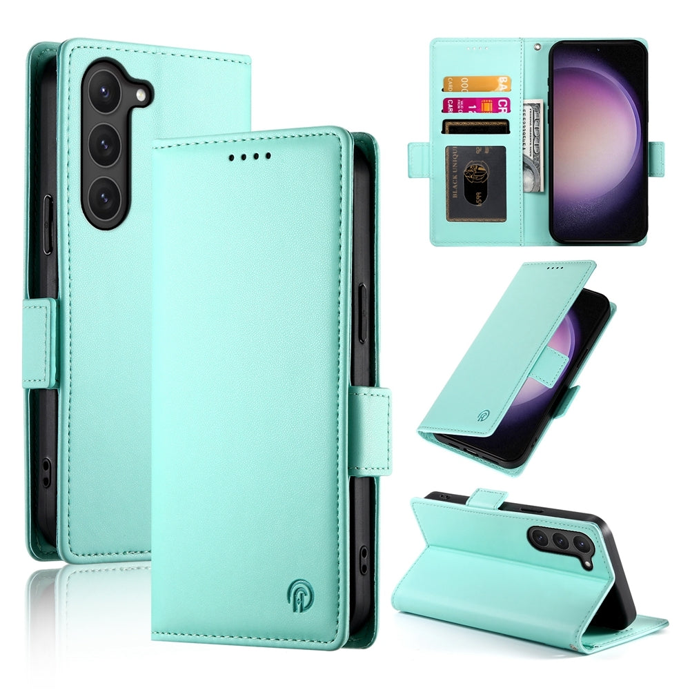 Samsung Galaxy S23 5G Wallet Case - Luxury Magnetic PU Leather Flip Cover with Card Slots, Stand & Shockproof Protection
