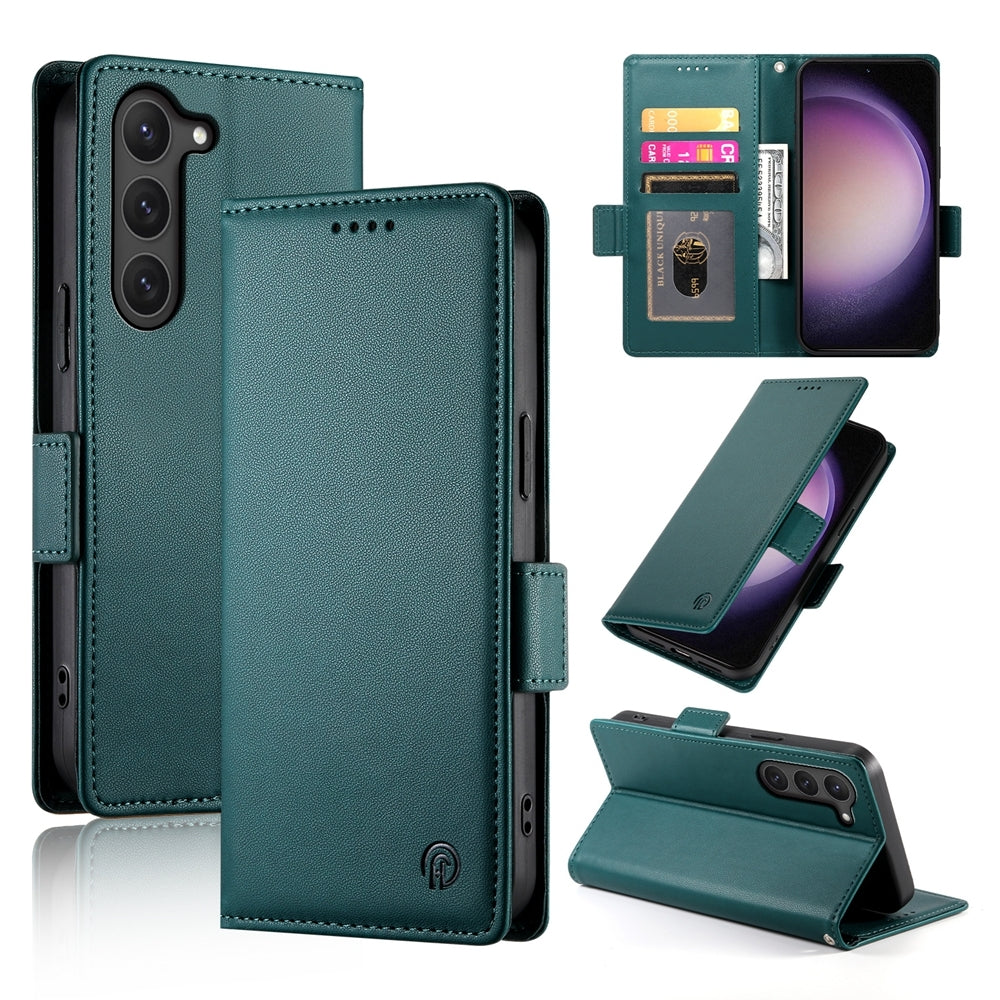 Samsung Galaxy S23 5G Wallet Case - Luxury Magnetic PU Leather Flip Cover with Card Slots, Stand & Shockproof Protection