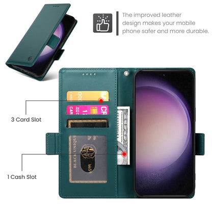 Samsung Galaxy S23 5G Wallet Case - Luxury Magnetic PU Leather Flip Cover with Card Slots, Stand & Shockproof Protection