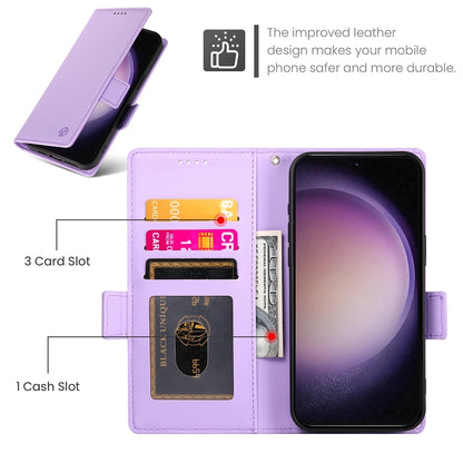 Samsung Galaxy S23 5G Wallet Case - Luxury Magnetic PU Leather Flip Cover with Card Slots, Stand & Shockproof Protection