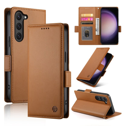 Samsung Galaxy S23 5G Wallet Case - Luxury Magnetic PU Leather Flip Cover with Card Slots, Stand & Shockproof Protection