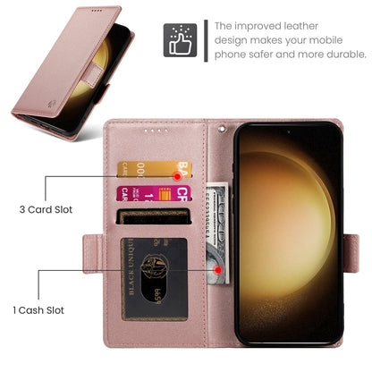 Samsung Galaxy S23+ 5G Wallet Case - Luxury Magnetic PU Leather Flip Cover with Card Slots, Stand & Shockproof Protection