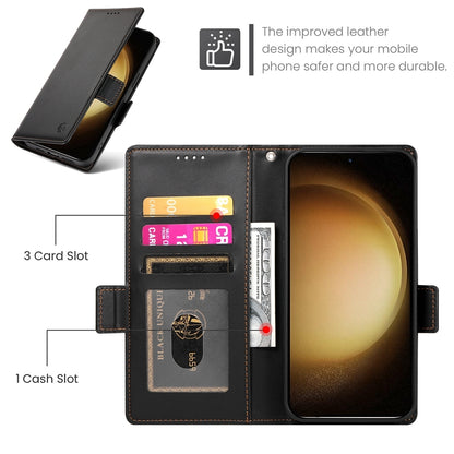 Samsung Galaxy S23+ 5G Wallet Case - Luxury Magnetic PU Leather Flip Cover with Card Slots, Stand & Shockproof Protection