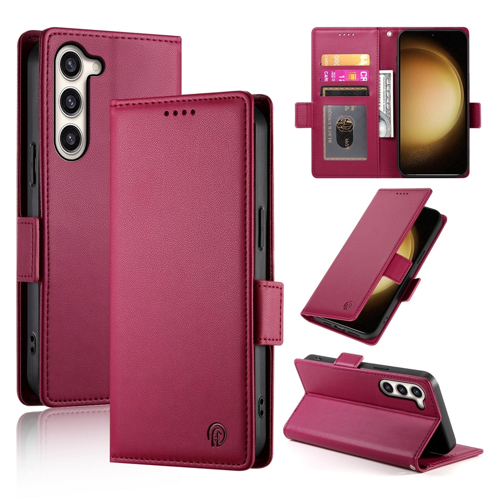 Samsung Galaxy S23+ 5G Wallet Case - Luxury Magnetic PU Leather Flip Cover with Card Slots, Stand & Shockproof Protection
