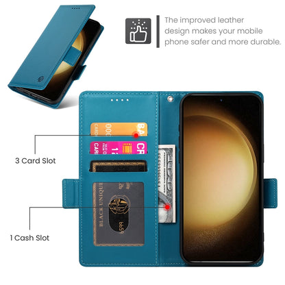 Samsung Galaxy S23+ 5G Wallet Case - Luxury Magnetic PU Leather Flip Cover with Card Slots, Stand & Shockproof Protection