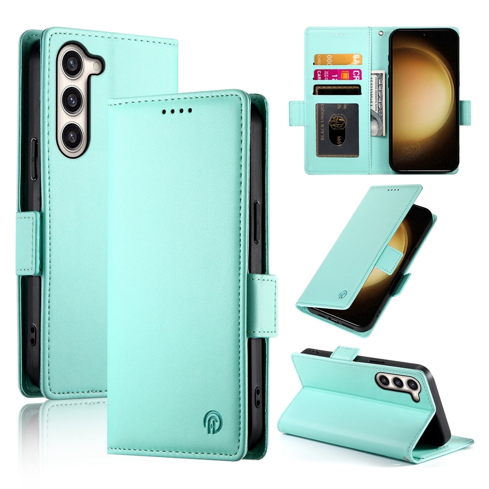 Samsung Galaxy S23+ 5G Wallet Case - Luxury Magnetic PU Leather Flip Cover with Card Slots, Stand & Shockproof Protection