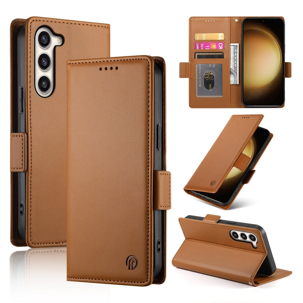 Samsung Galaxy S23+ 5G Wallet Case - Luxury Magnetic PU Leather Flip Cover with Card Slots, Stand & Shockproof Protection