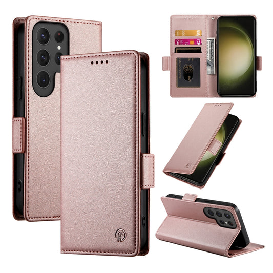 Samsung Galaxy S23 Ultra 5G Wallet Case - Luxury Magnetic PU Leather Flip Cover with Card Slots, Stand & Shockproof Protection