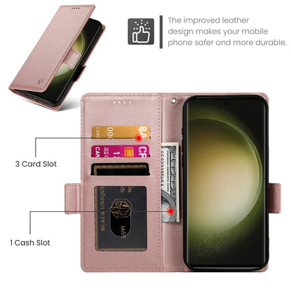 Samsung Galaxy S23 Ultra 5G Wallet Case - Luxury Magnetic PU Leather Flip Cover with Card Slots, Stand & Shockproof Protection