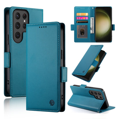 Samsung Galaxy S23 Ultra 5G Wallet Case - Luxury Magnetic PU Leather Flip Cover with Card Slots, Stand & Shockproof Protection