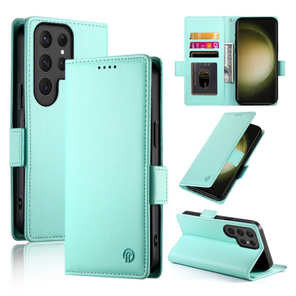 Samsung Galaxy S23 Ultra 5G Wallet Case - Luxury Magnetic PU Leather Flip Cover with Card Slots, Stand & Shockproof Protection