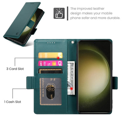 Samsung Galaxy S23 Ultra 5G Wallet Case - Luxury Magnetic PU Leather Flip Cover with Card Slots, Stand & Shockproof Protection