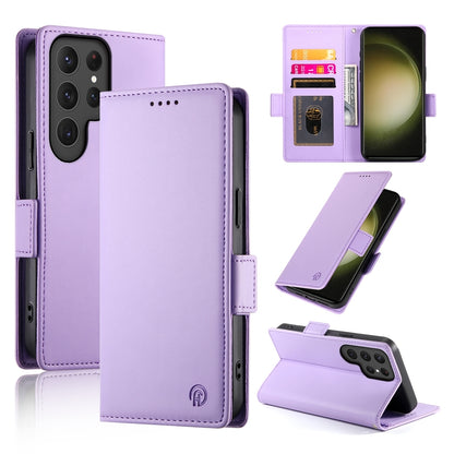 Samsung Galaxy S23 Ultra 5G Wallet Case - Luxury Magnetic PU Leather Flip Cover with Card Slots, Stand & Shockproof Protection