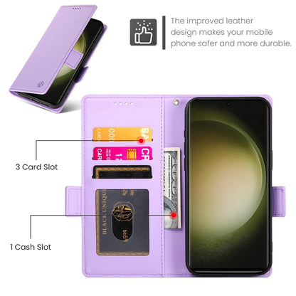 Samsung Galaxy S23 Ultra 5G Wallet Case - Luxury Magnetic PU Leather Flip Cover with Card Slots, Stand & Shockproof Protection