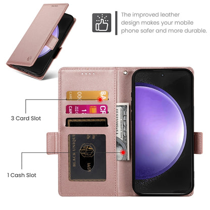 Samsung Galaxy S23 FE 5G Wallet Case - Luxury Magnetic PU Leather Flip Cover with Card Slots, Stand & Shockproof Protection