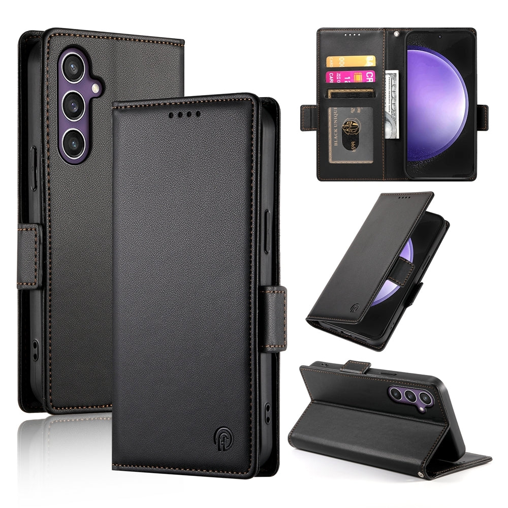 Samsung Galaxy S23 FE 5G Wallet Case - Luxury Magnetic PU Leather Flip Cover with Card Slots, Stand & Shockproof Protection