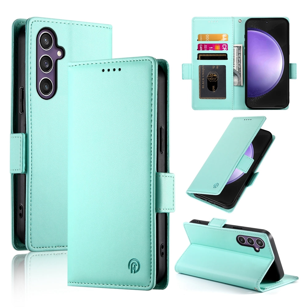 Samsung Galaxy S23 FE 5G Wallet Case - Luxury Magnetic PU Leather Flip Cover with Card Slots, Stand & Shockproof Protection